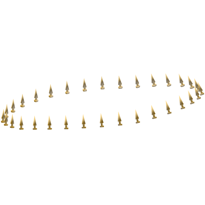 classic fedora spikes gold metal cf addon