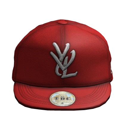 Red YVL Carti Fitted Cap | Roblox Item - Rolimon's