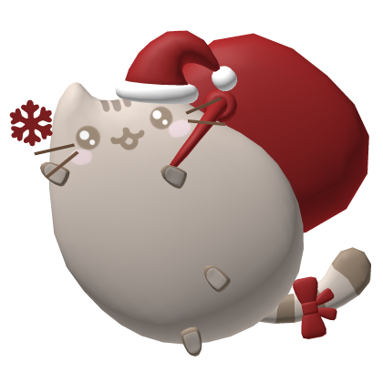 ♡ Cute Red Christmas Pusheen Back 