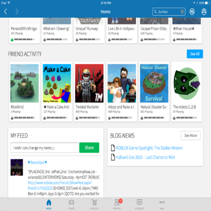 Roblox Game Page (for a computer)  Roblox decal