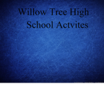 Willow Tree High School Activities Group
