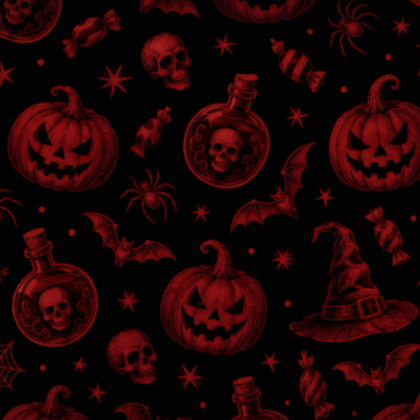 Halloween Background Red Spooky Scary Pumpkin Fall