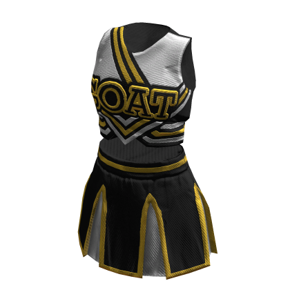 Cheerleader Uniform | Black White Yellow thumbnail