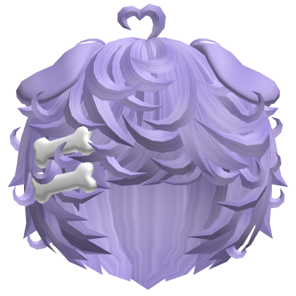 🦴 cute purple kawaii curly messy puppy boy