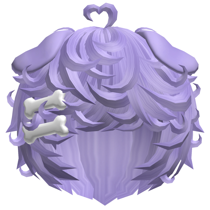 🦴 cute purple kawaii curly messy puppy boy