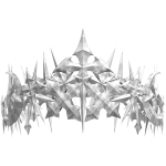 White Onyx Star Crown