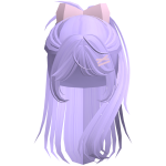 [FREE] :cute ponytail and front strands lavender
