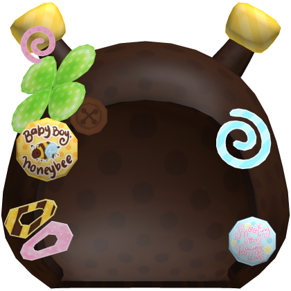 🍯🐝🍀 cute kawaii honeybee clover hood Roblox item