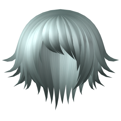 goth vampire bob hair ghost green