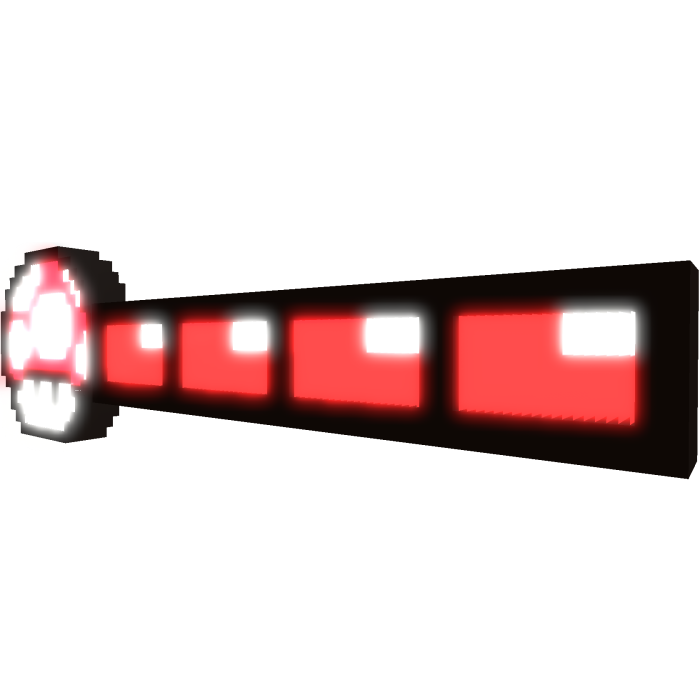 [EMISSIVE] Super Mushroom ANIMATED 8-Bit HP Bar