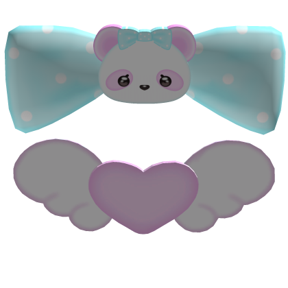 ♡ ꒰˚ . sweet candy panda ⸝⸝ hairclip ꒱ ♡