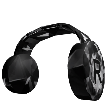 Black Diamond Headphones Roblox item