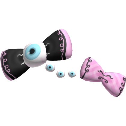 Pastel Goth Creepycute Eye Bow Headpiece