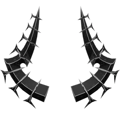 Black Horns of Death Roblox item