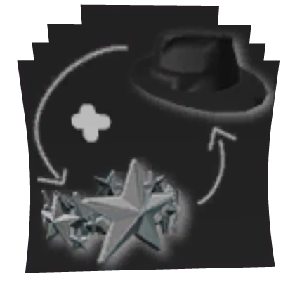 Silver King of the Night & Classic Fedora