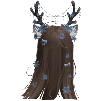 Ethereal Christmas Fairy Fawn Hair w/ Antlers