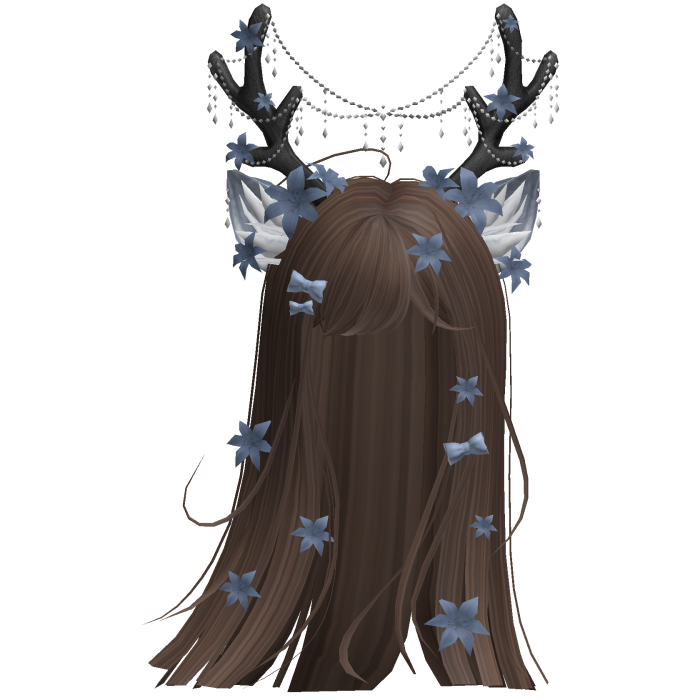 Ethereal Christmas Fairy Fawn Hair w/ Antlers