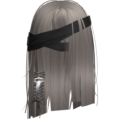 Creepy Ash Brown Short Monster Hair Bandages Roblox item