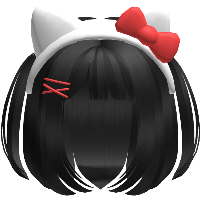 Ribbon Cat Ear Bob Hair 🎀