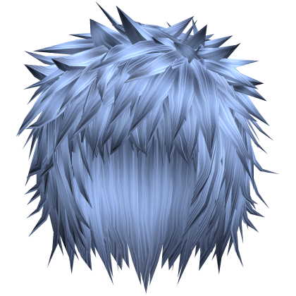 Ice Blue Scene Messy Spiky Emo Boy Hair