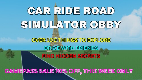 Car Ride Road Simulator Obby [SKIBIDI UPDATE!]