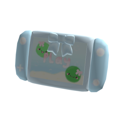 ✿ kawaii blue marimo moss game console thumbnail