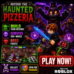 🍕 DEFEND THE HAUNTED PIZZERIA[TOWER DEFENSE]👻