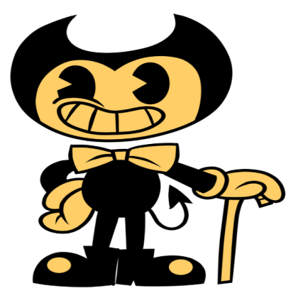bendy the dancing demon with a cane NO BACKGROUND Roblox decal