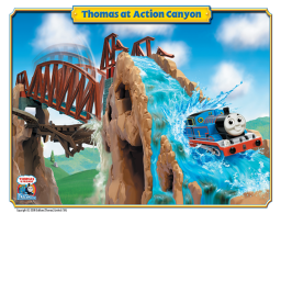 Action canyon set