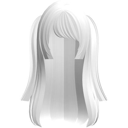 emo moe hime long hair w side ponies white