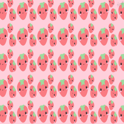 kawaii strawberry Roblox decal