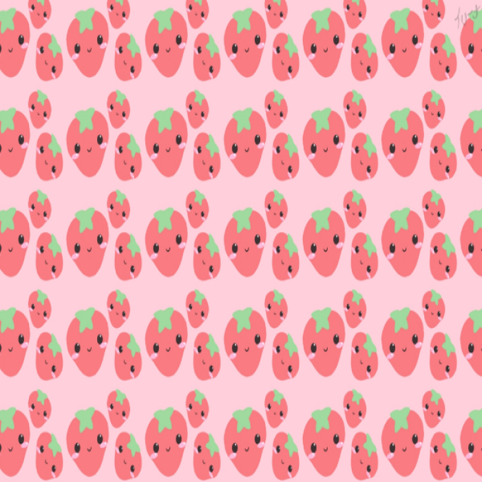 kawaii strawberry Roblox decal