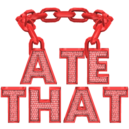 Ate That Red Chain Roblox item