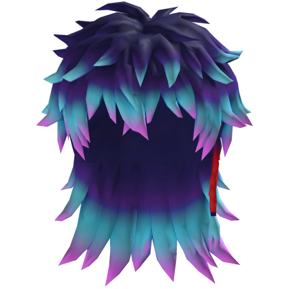 mixed color galaxy hair Roblox item