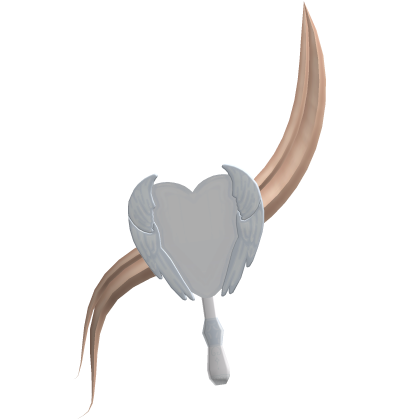 Cute White Angelic Hair Brush (Blonde Hair) Roblox item