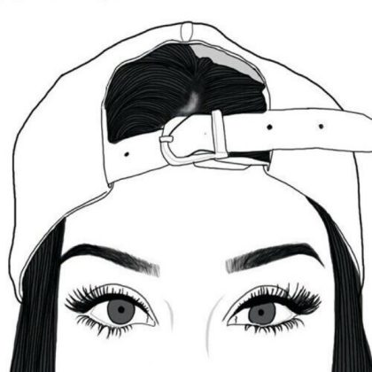 Poster Code, black and white drawing. Roblox decal