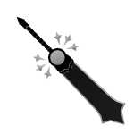 Black & White 6 Stars Sword