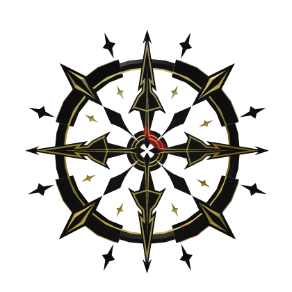 Astral Angel Halo Black Gold Roblox item