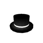 White Banded Top Hat
