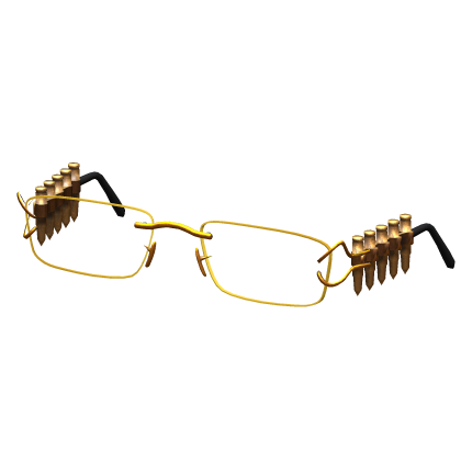 Alt Chrome Bullet Glasses (Gold)