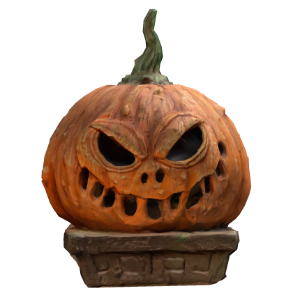 Glowing Rotten Halloween Pumpkin