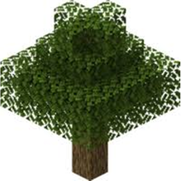 The lonely minecraft tree