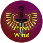 Five Wins!