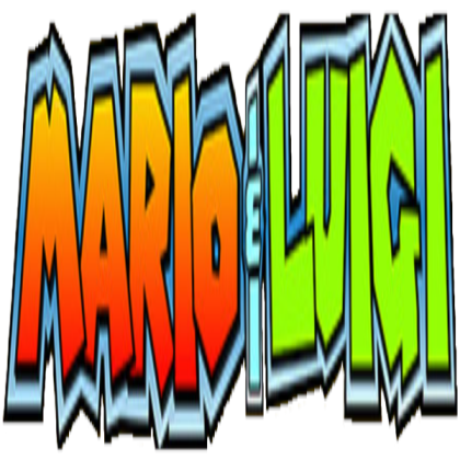 Mario & Luigi Title Sign Roblox decal