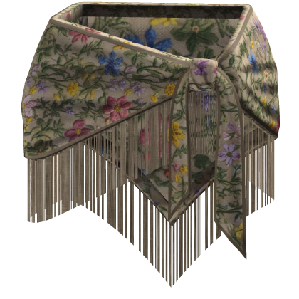 Floral Flower Cottagecore Lace Waist Tassel Belt Roblox item