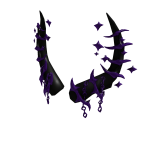 [UGC] Dark Purple Spiked Horns