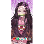 purple gril