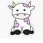 purple cowss