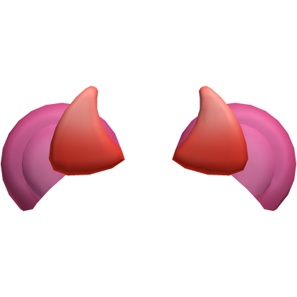 ♡ : devil numnom sweet bear ears with horns Roblox item