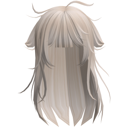cute messy windy hair in blonde Roblox item